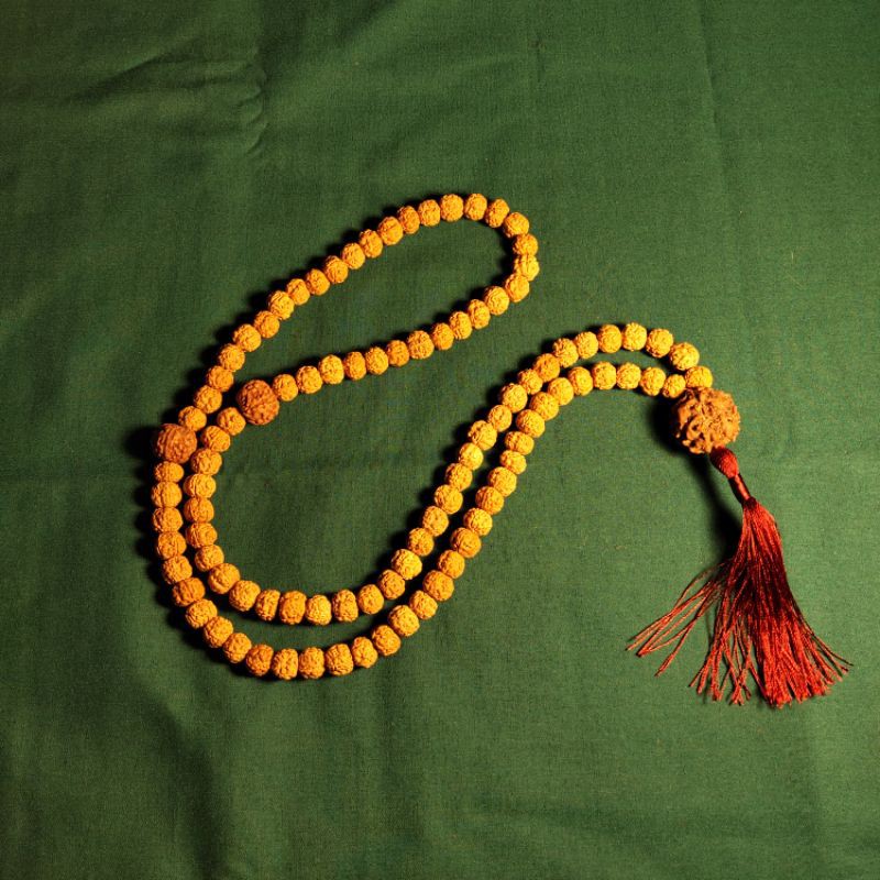 Tasbih jenitri rudraksha 108 / 99  bandul jumbo rudraksha original
