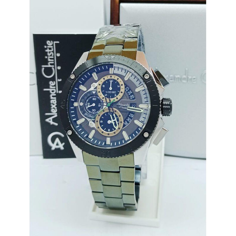 jam tangan pria Alexandre Christie Original AC 6465 MC FGYRD