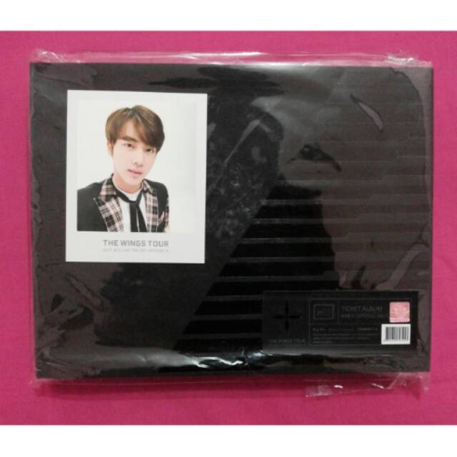Wings Tour Ticket Album with jin pc
