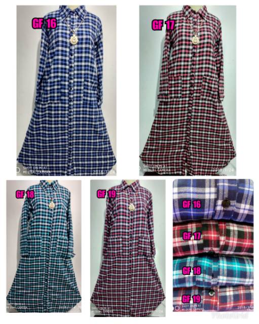 Gamis flanel/gamis kotak kotak/maxi kotak/gamis/maxi/long dress/long dress kotak