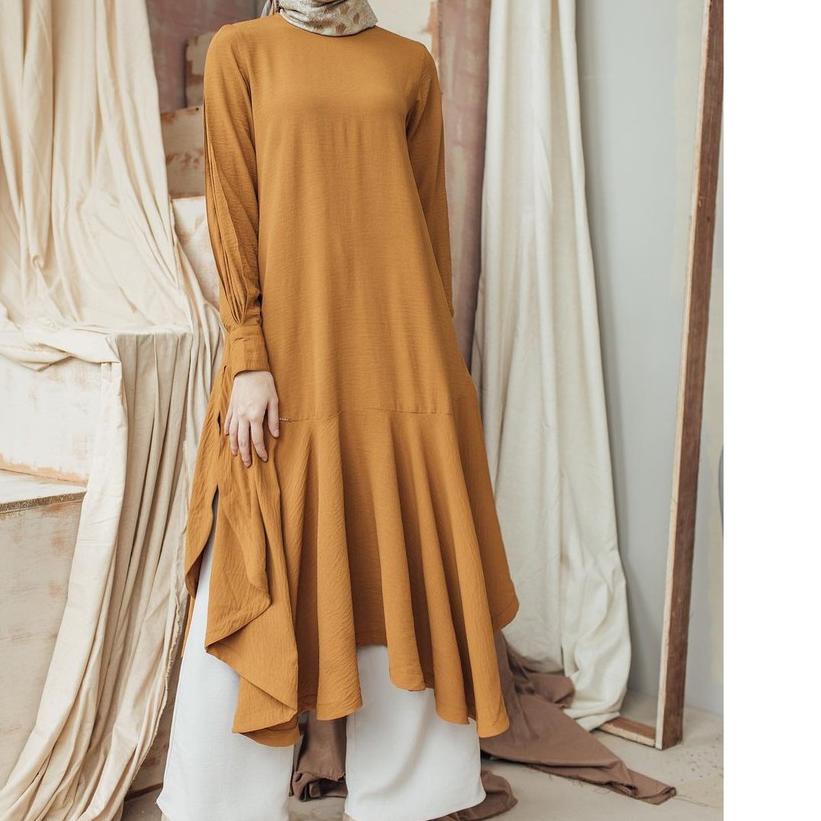 ☜ Kain Rayon Crinkle Polos 50 Cm Kringkel Crincle 0,5 m. Bahan Katun Rayon Crinkle Import Premium Ka