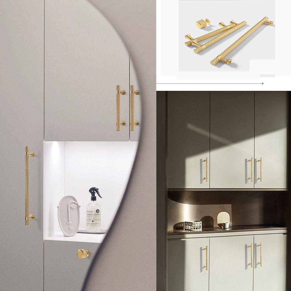 Wonder Cabinet Knobs Gold Tarikan Lemari Furniture Gagang Kamar Tidur