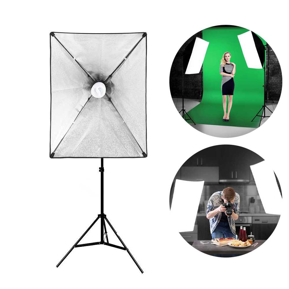 TaffSTUDIO Payung Softbox Reflektor 80x80cm E27 Single Socket LD-TZ206