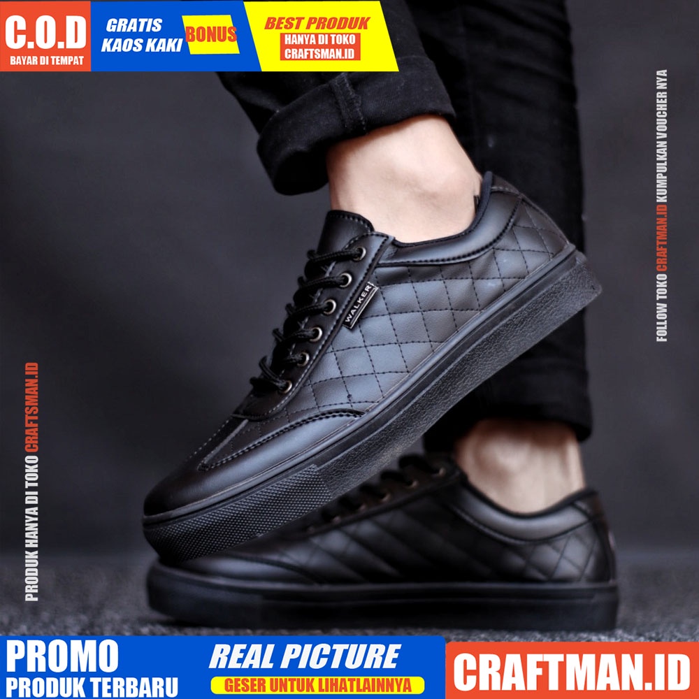 CRAFTS X PREDRO Sepatu Sneaker Sepatu Casual Pria Sepatu Kasual Sneakers Pria Cowok Ori Semi Formal Kerja Kuliah Kondangan Gaya Santai Kekinian Murah Terlaris