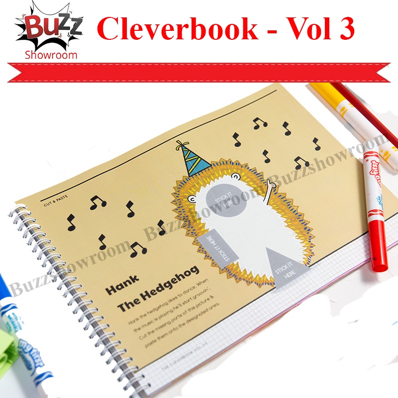 Buku Edukasi Anak Bayi Cleverbook Vol 3 36-48 bulan Cleverkins Inggris