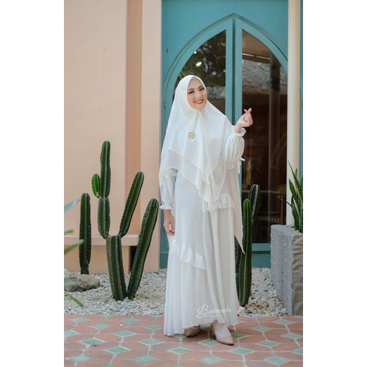 Farzana set syari ori bermereks