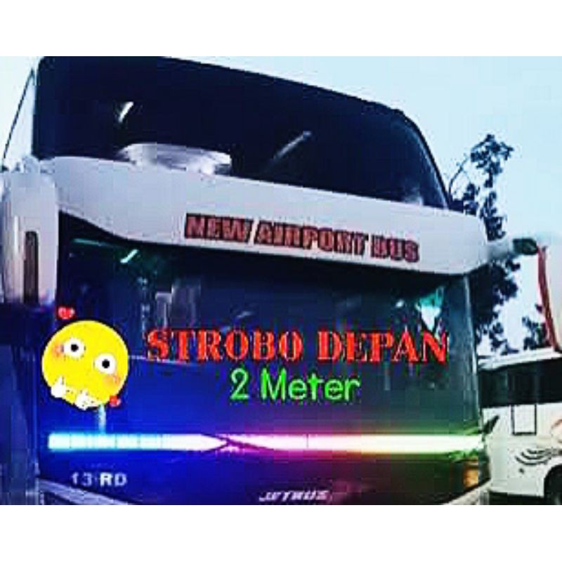 Lampu Strobo Truk / Bus 4 baris 24 Volt Semi wave