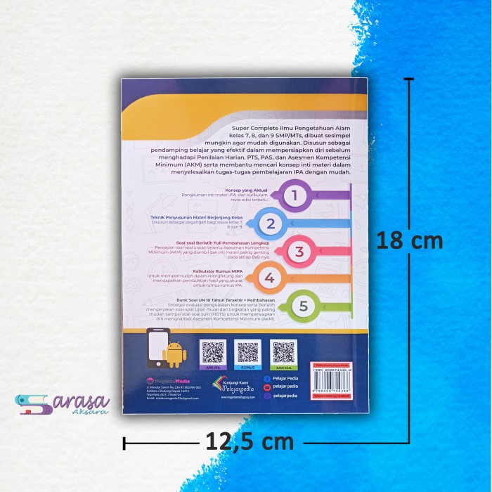 ✨ READY✨ BUKU RUMUS IPA AKM SMP SUPER COMPLETE IPA TERPADU