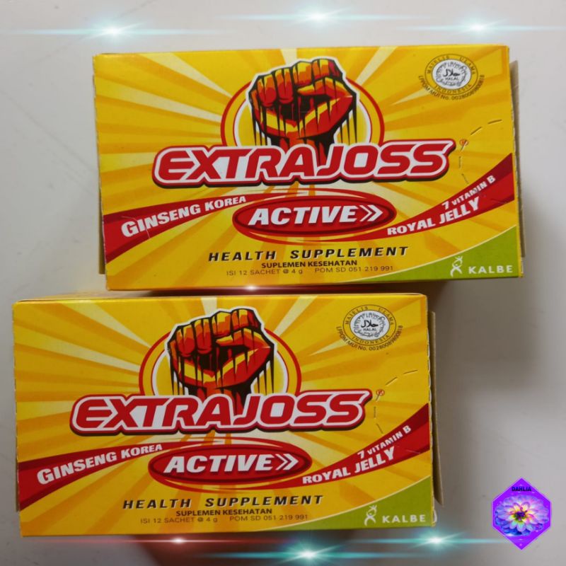 

extra joss active isi 12 sachet