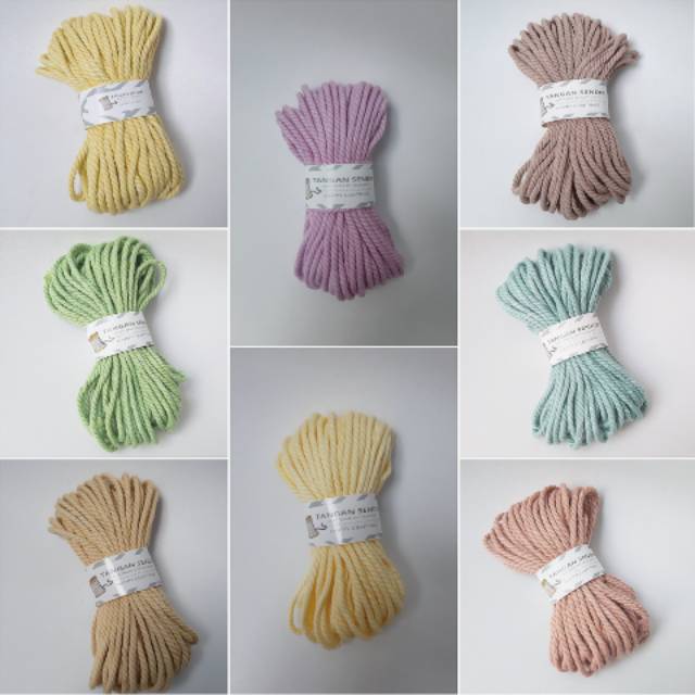 Tali Macrame / tali katun kualitas premium polyester