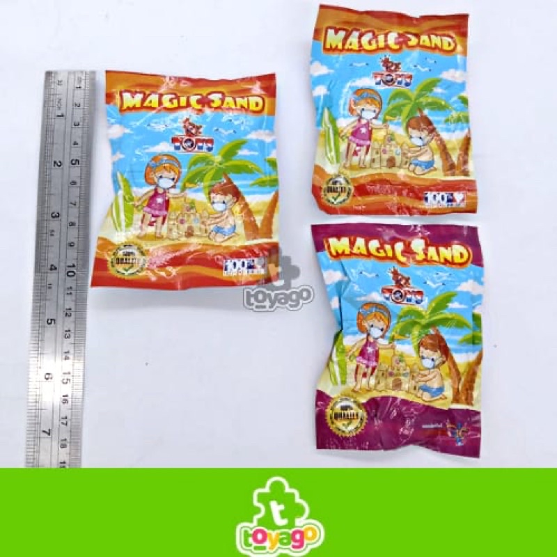 mainan pasir cetak/magic sand isi 20pcs grosir murah