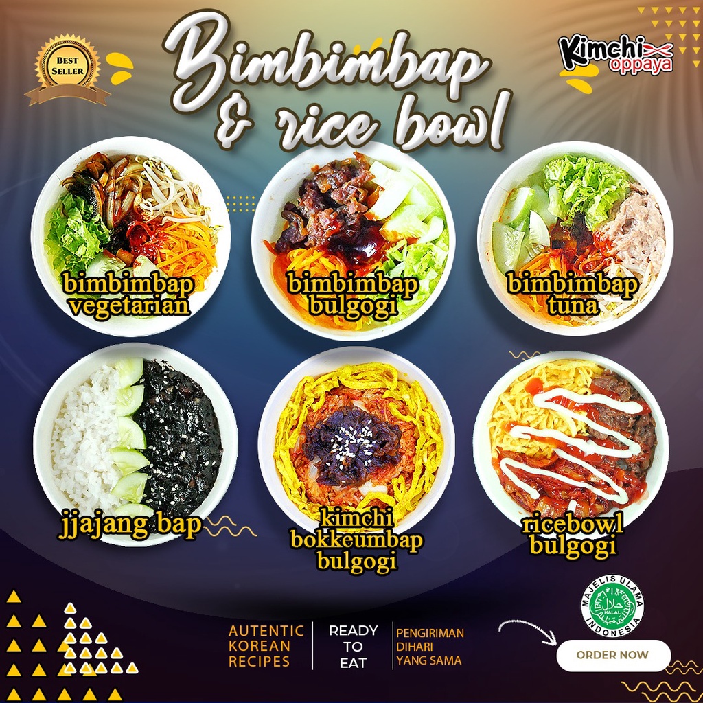 

Kimchi Oppaya - Semua Varian Menu Siap Makan Bibimbap Ricebowl Bokkeumbap Jjajangbap Korea Matang