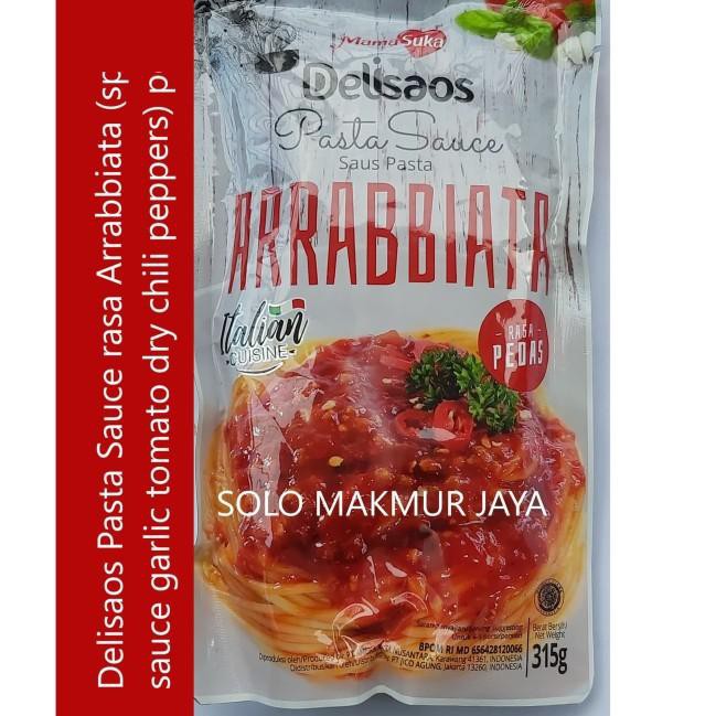 

(NEW ARRIVAL) MamaSuka Delisaos Pasta Sauce Saus Arrabbiata 315 g