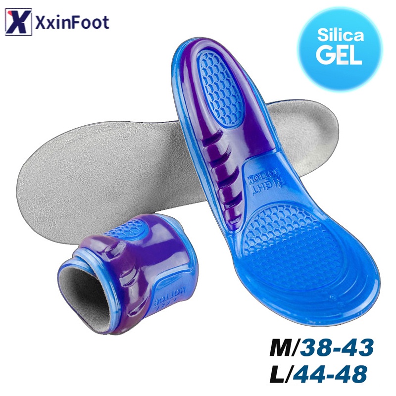 Sol Silica Gel Orthotic Arch Support Sepatu Pad Sepatu Insole untuk olahraga lari