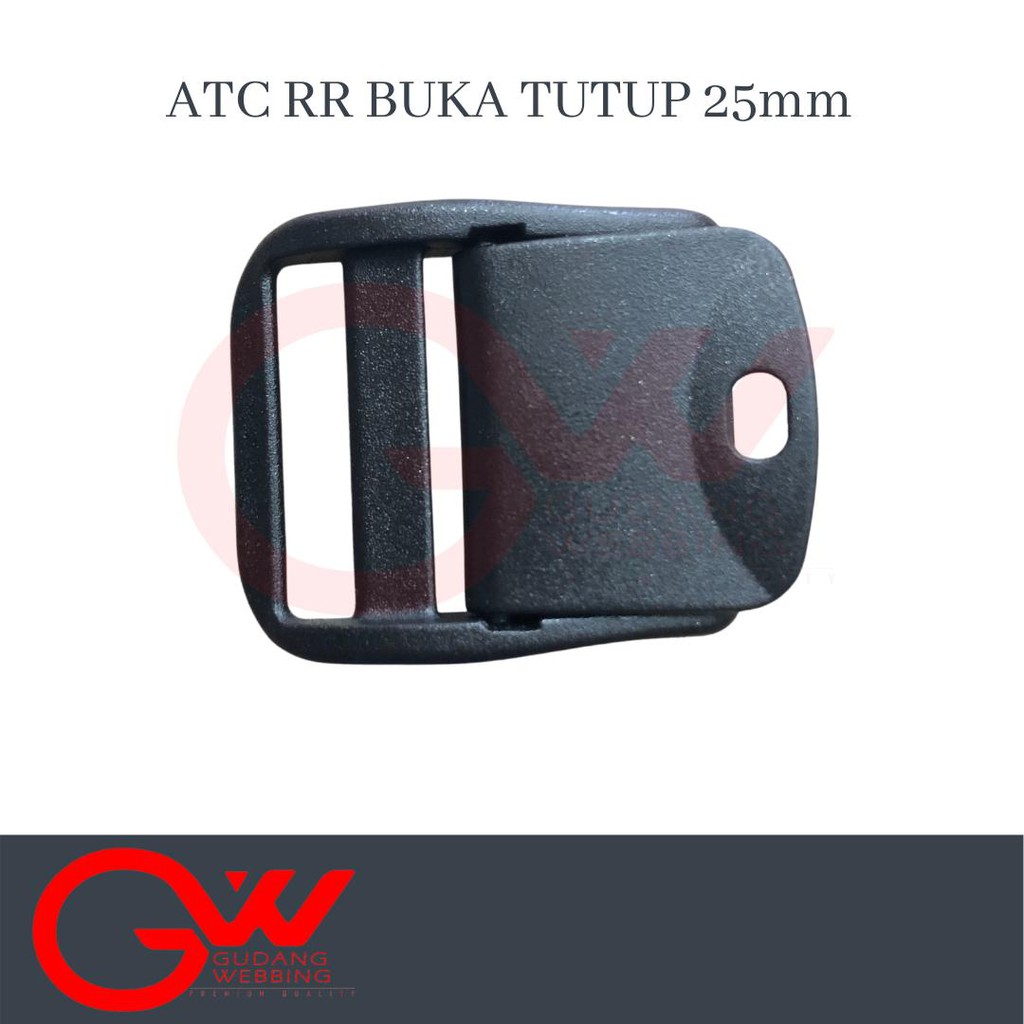 Ring Tangga/ slider / Ring ransel - ATC 25mm Buka Tutup