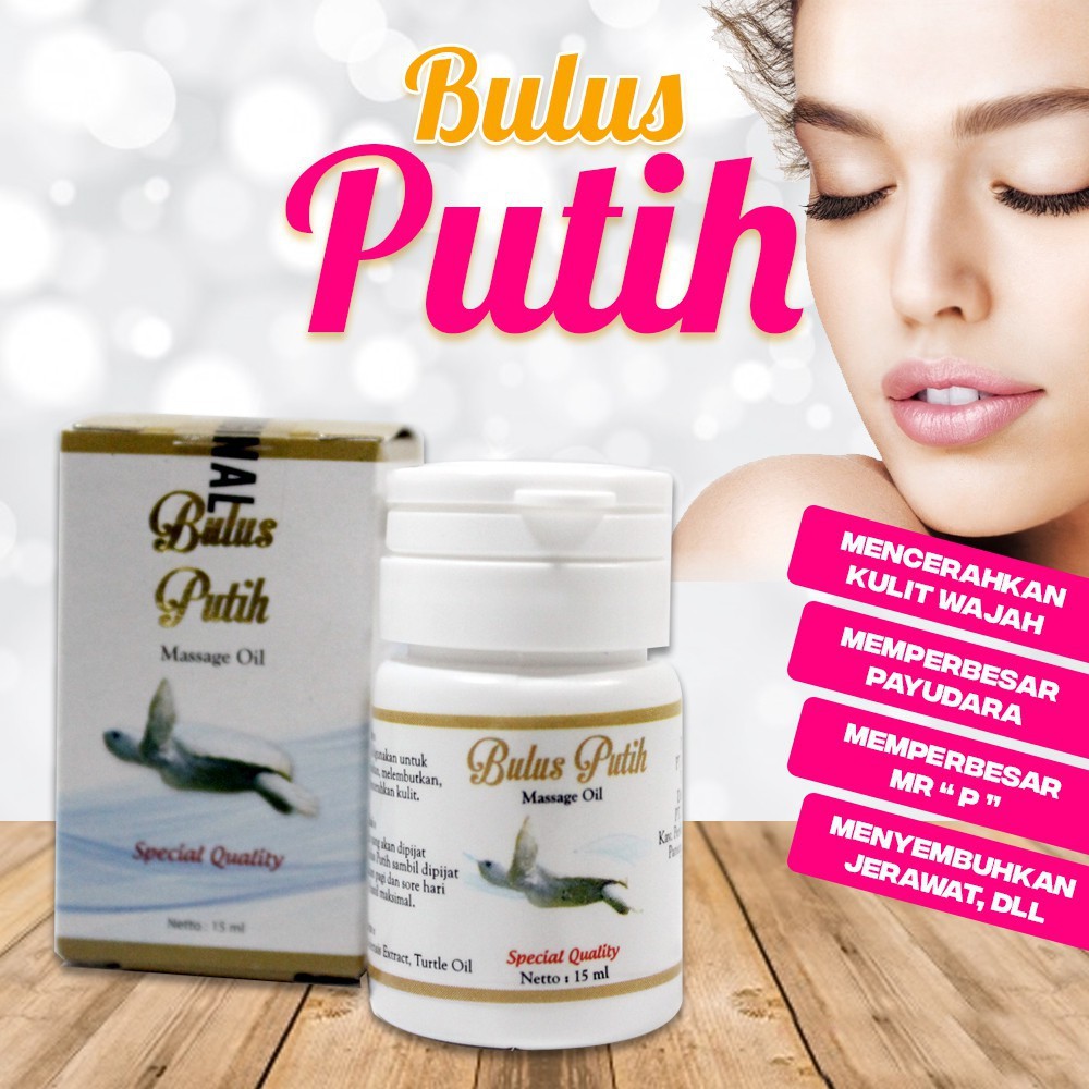 Minyak Bulus Putih Original BPOM Pembesar Payudara, Asli Oil Original, Herbal, Pembesar Penis