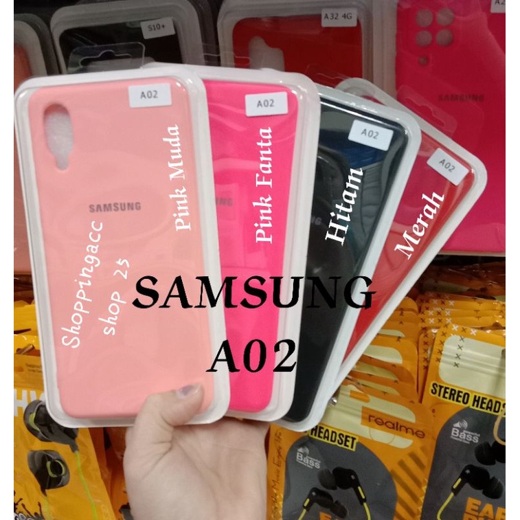 SAMSUNG A02 SILIKON CASE SOFT CASE MACARON