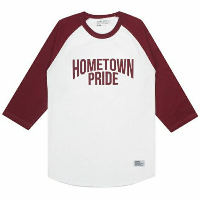 T SHIETT RAGLAN HOMETOWN PRIDE