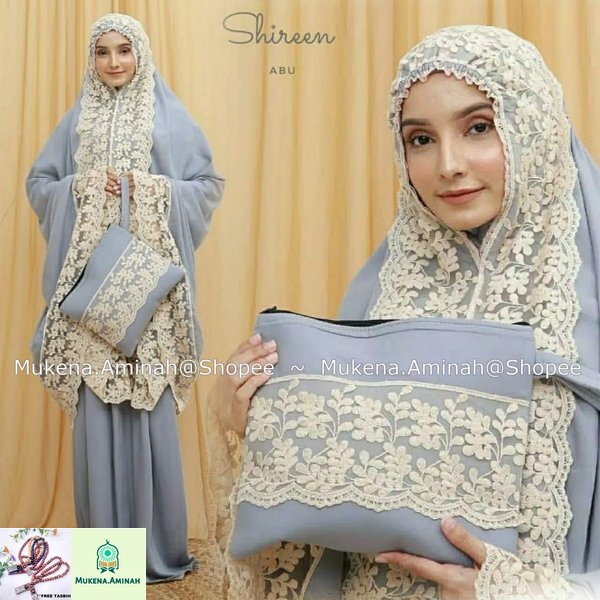 MUKENA DEWASA SHIREEN RENDA MEWAH PREMIUM JUMBO