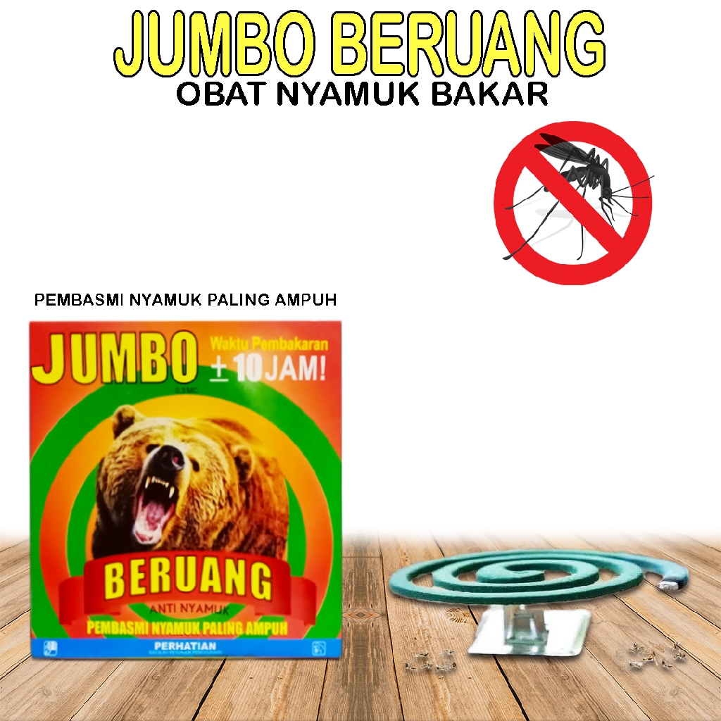 Obat Nyamuk Bakar Jumbo Cap Beruang . Isi 5 Pcs | Shopee Indonesia