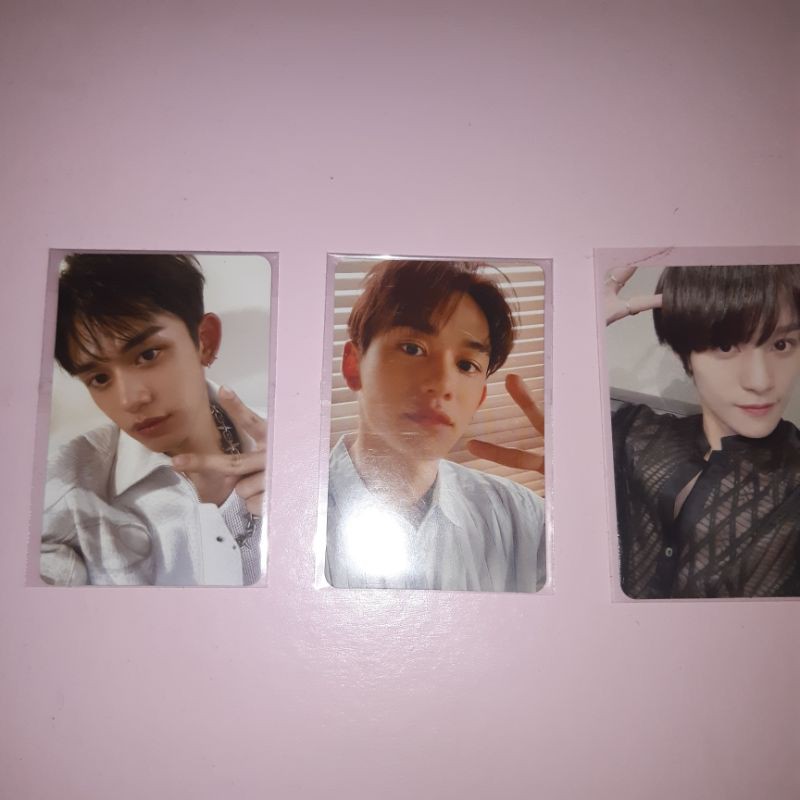 photocard lucas yangyang kihno hitchhiker