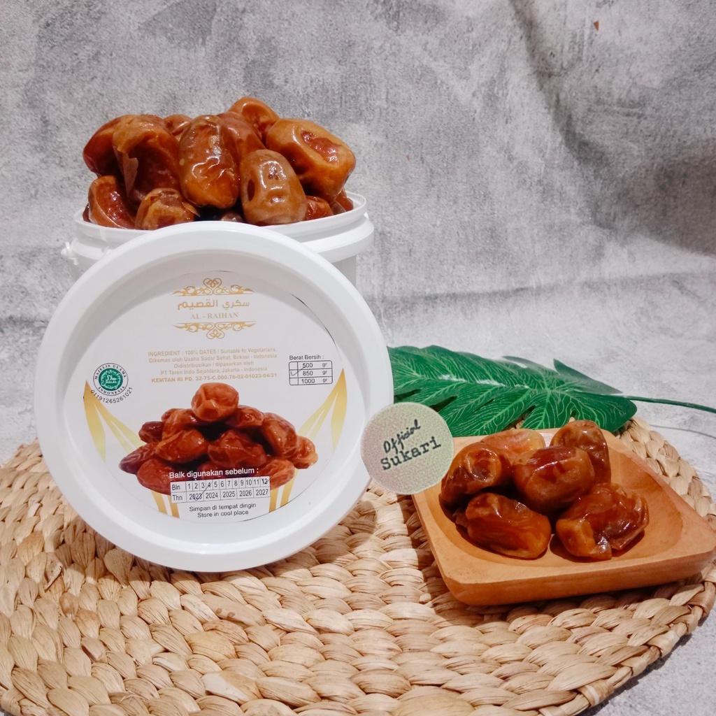 Kurma Sukari Ember 850 gr