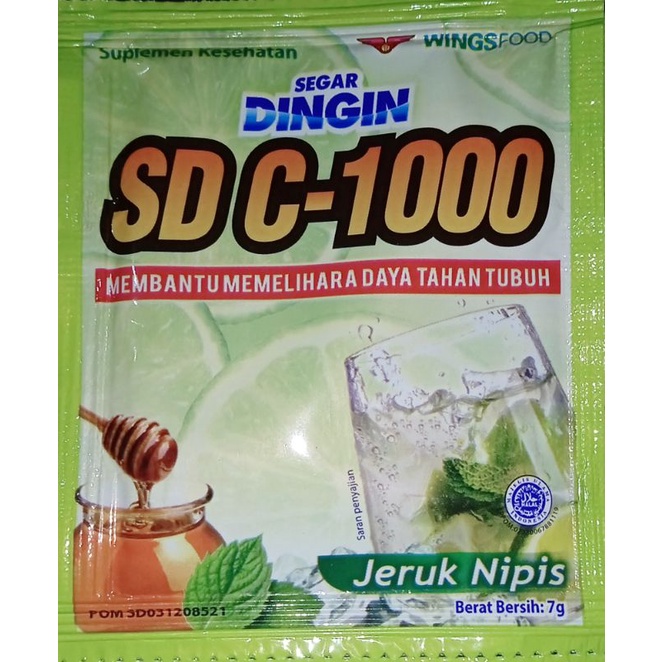 

Segar Dingin SD C-1000 1Renteng 12 sachet @ 7g