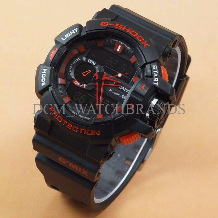 GROSIR JAM TANGAN G-SHOCK GBA-400 G'MIX BLACK RED