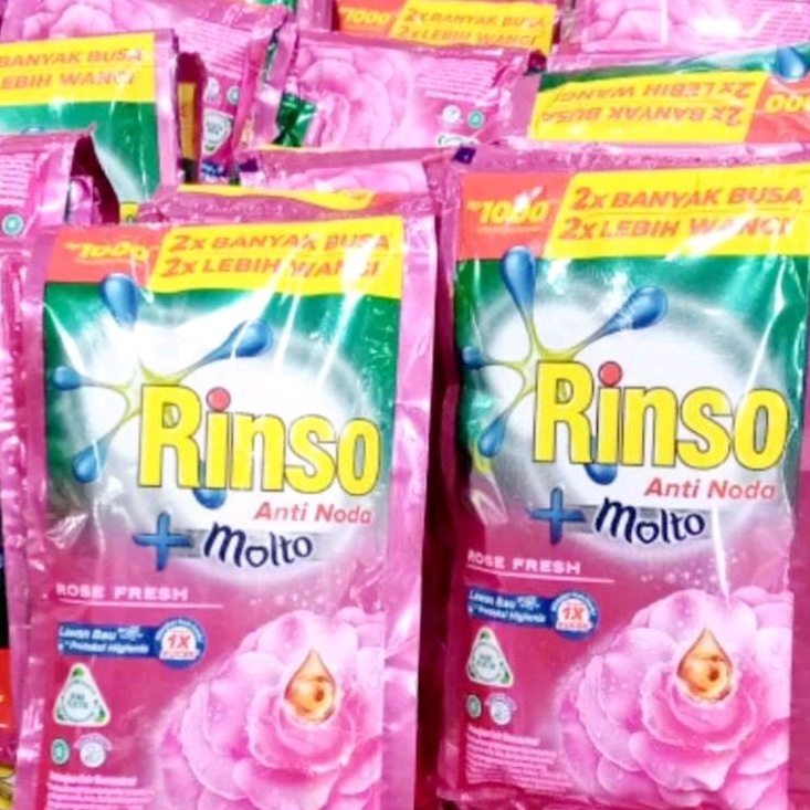 rinso cair renceng isi 12 sachet eceran 1000 an