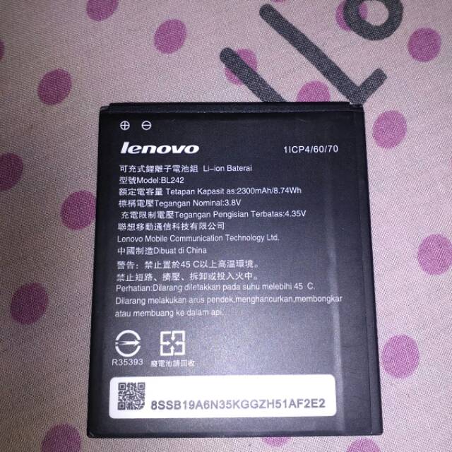 batre lenovo a6000/a6010