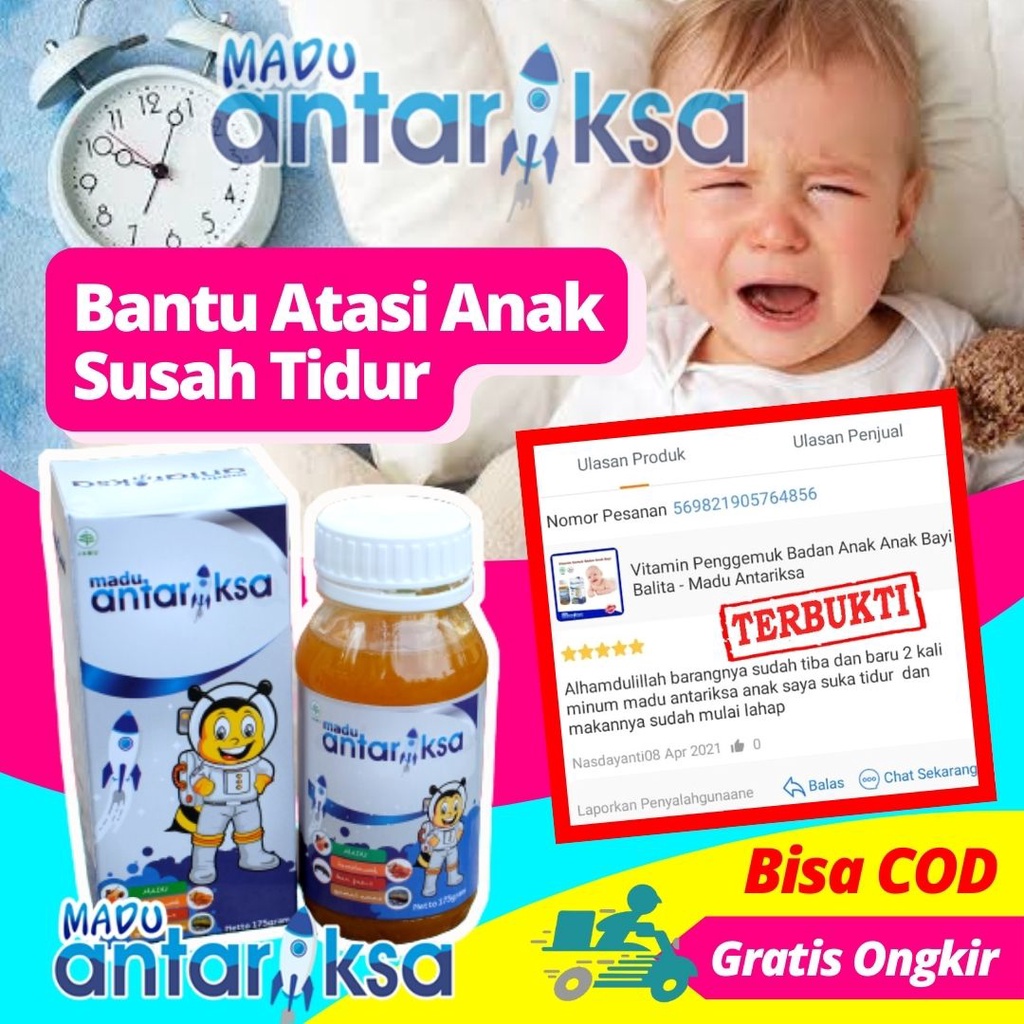 Vitamin Anak Balita Terlambat Bicara Susah Tidur / Penambah Nafsu Makan & Berat Badan / Vitamin Ting
