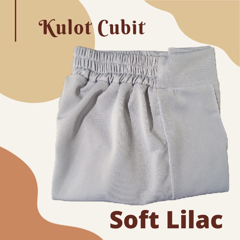 KULOT CUBIT SCUBA PREMIUM KULOT DEWASA HIGHWAIST KULOT POLOS - SC 103-SOFT LILAC