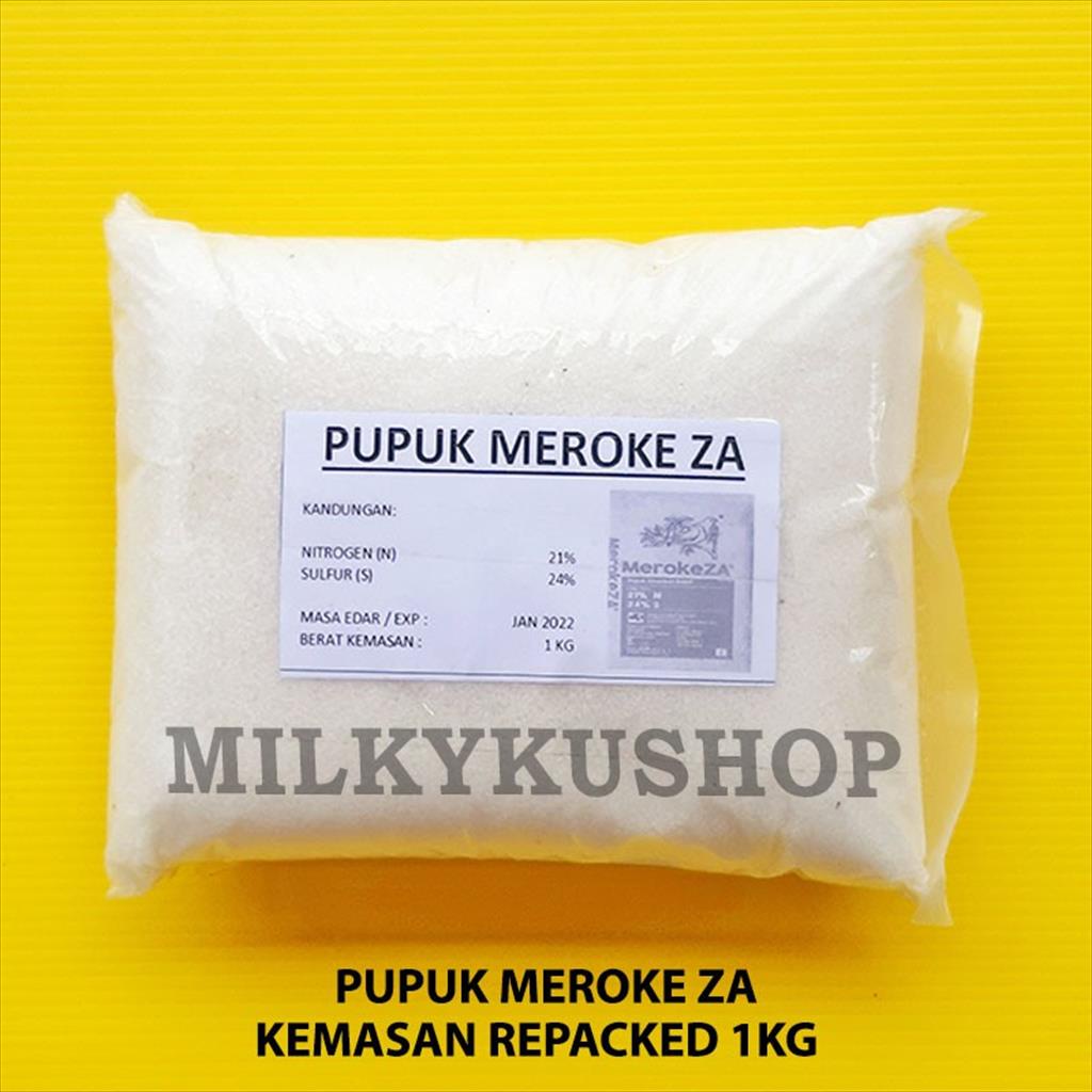 PUPUK MEROKE ZA 1 KG KEMASAN REPACK AMONIUM SULFAT