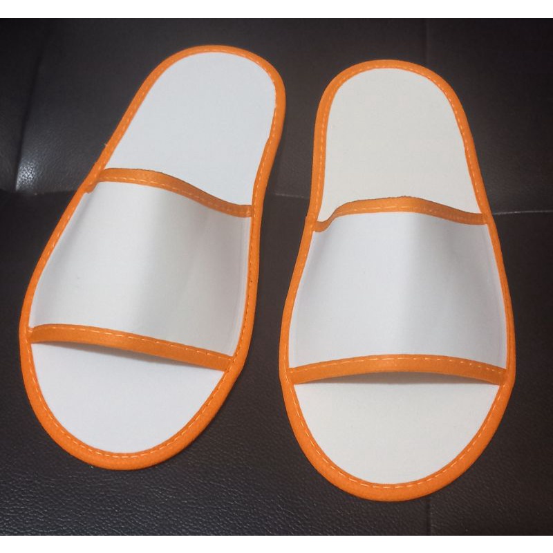 slippers # sandal lantai #sandal hotel bahan sepon 4ml /list oren