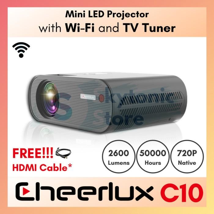 

Irled | Cheerlux C10 Wifi Tv Tuner - Mini Led Projector 2600 Lumens 1080P