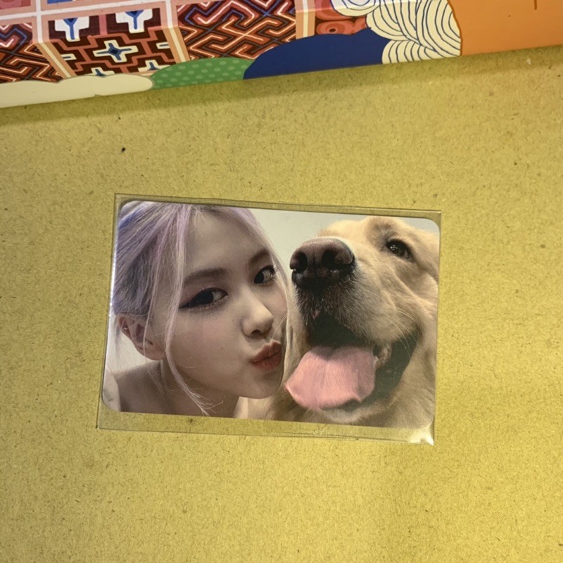 THE ALBUM BLACKPINK Poster Photocard Rose Benefit Ktown4u