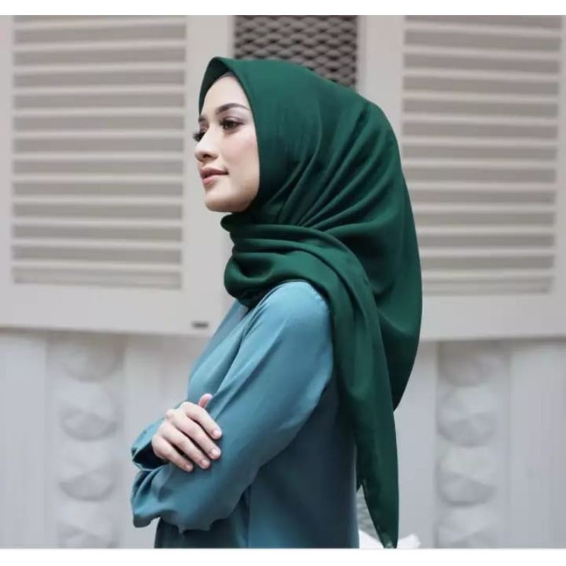 hijab BELLA SQUARE Pollycotton premium-8
