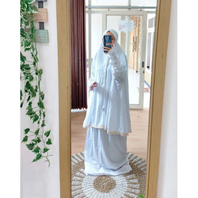 mukena setelan berlengan