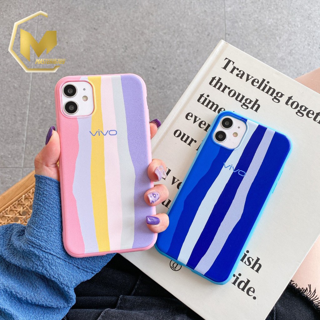 SS046 CASE RAINBOW VIVO Y15S Y01 Y75 Y55 Y71 Y81 Y91 Y95 Y93 Y91C Y20 Y12S Y12 Y15 Y30 Y50 V5 LITE Y53 Y83 Y19 Y21S Y21T Y32 Y21 2021 MA847