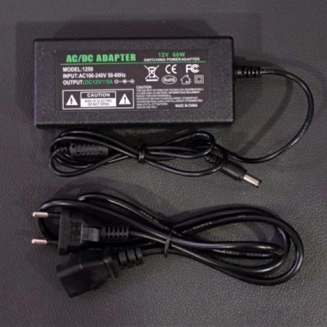 adaptor 12v 5a 60w / 12 volt 5 ampere 60 watt