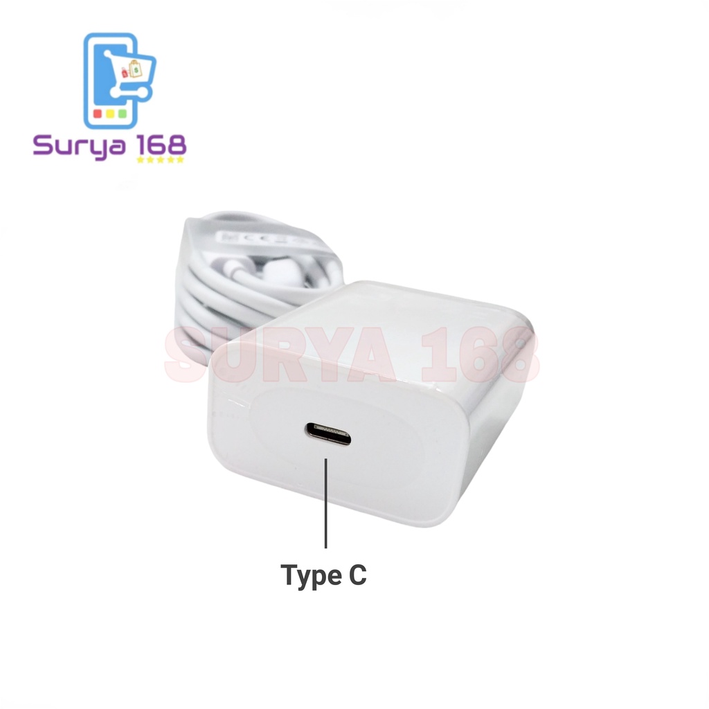 CHARGER CASAN CHARGE POWER ADAPTER REALME SUPERDART 65W FAST CHARGING TYPE C TO TYPE C CABLE