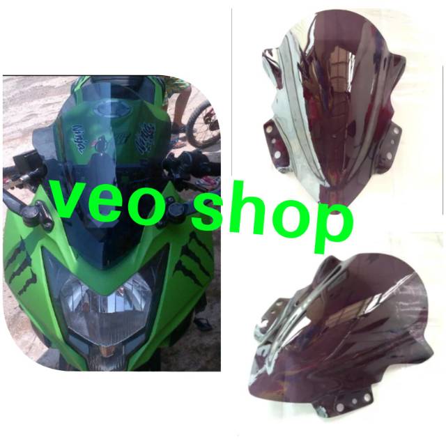 Visor / windshield ninja 250 rr mono ninja rr 250 mono