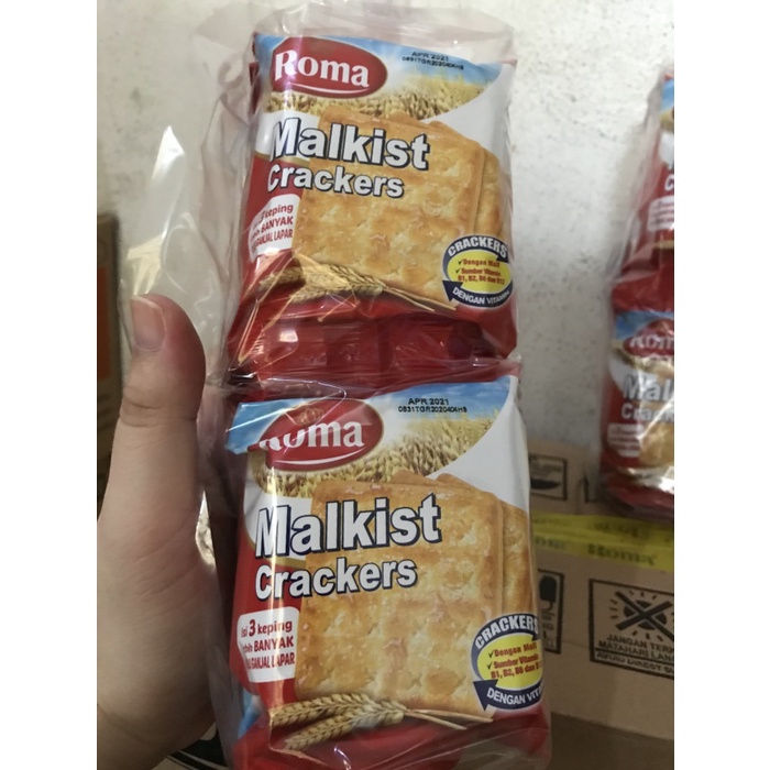 

4eh Roma Malkist Cracker Sachet Isi 10 Pcs 60Jhh