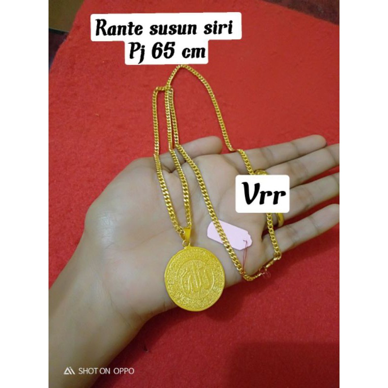 kalung susun siri dinar pesta 65 cm