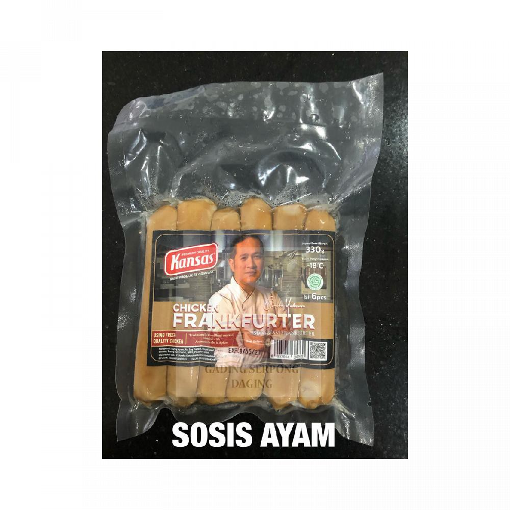 

SOSIS AYAM Chicken Frankfuther by Chef Chandra Y 330gr