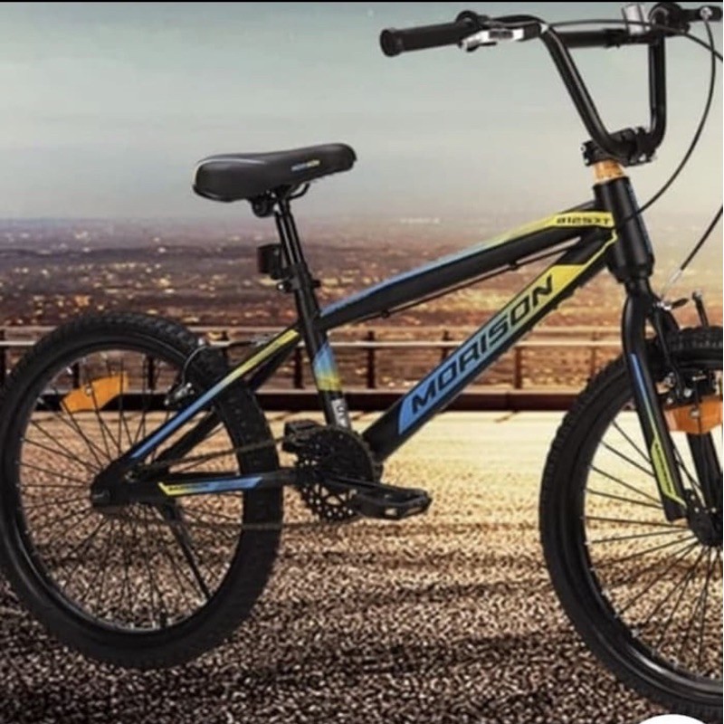 Sepeda BMX Morison 20 inch AT ban 2.4 single speed ready gojek gr SNI by pacific-1