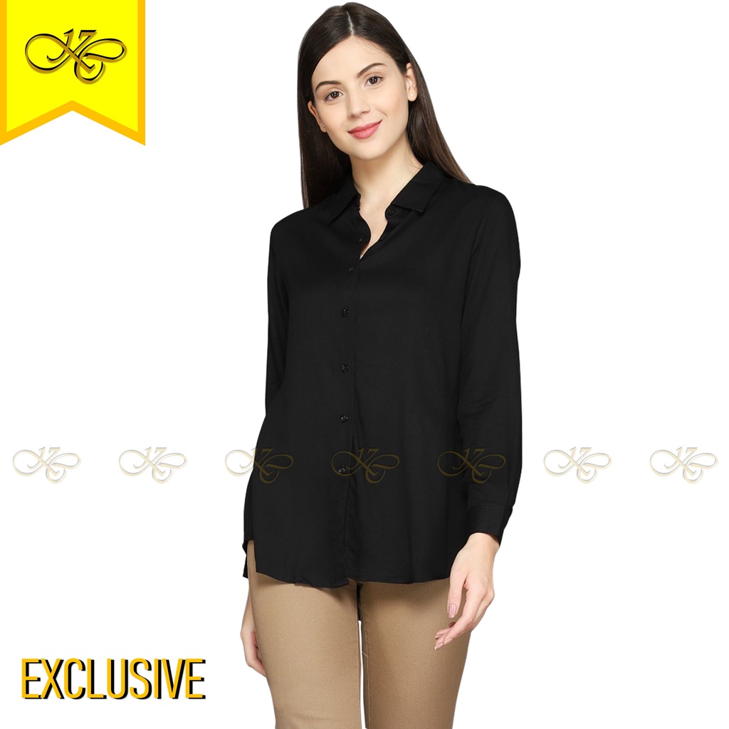 Baju Bju Bj Hem Batwing Jumbo Oversize Panjang Polkadot Syari Korean Style Muslim Kancing Depan Full