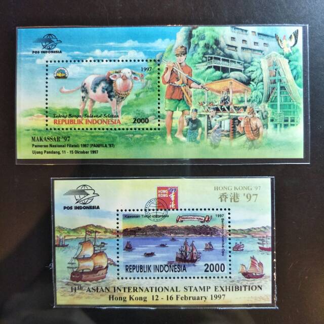 

Souvenir Sheet Perangko Indonesia Edisi Pameran Prangko Nasional & Internasional
