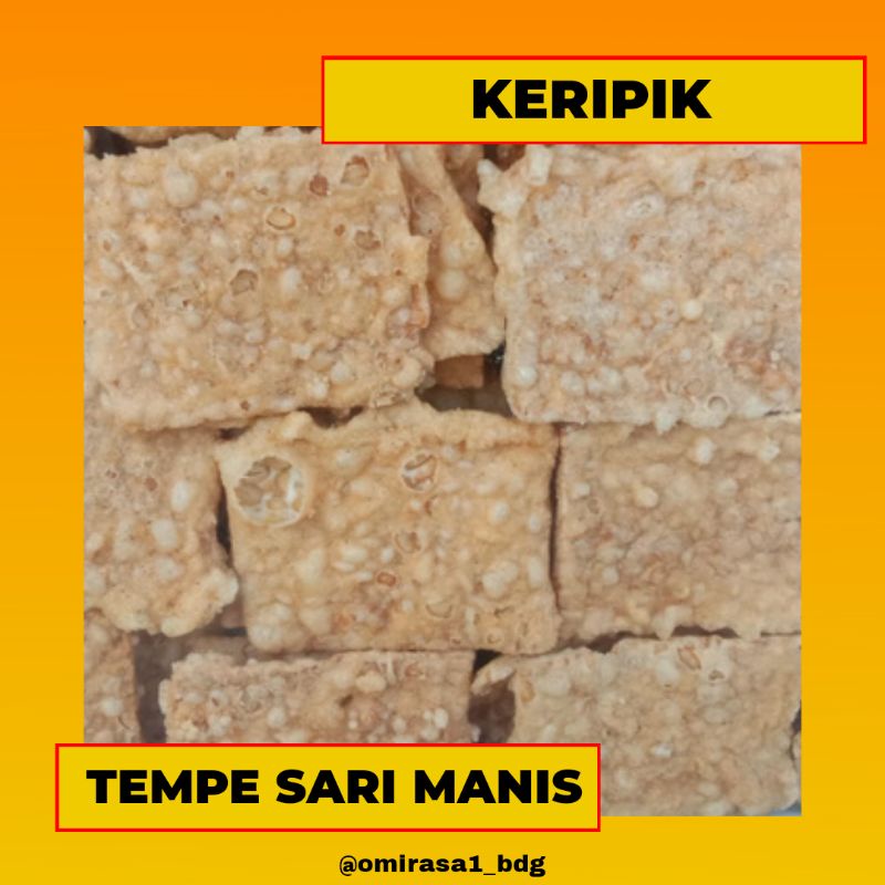 

Keripik Tempe Sari Manis oleh-oleh Bandung Omirasa 1