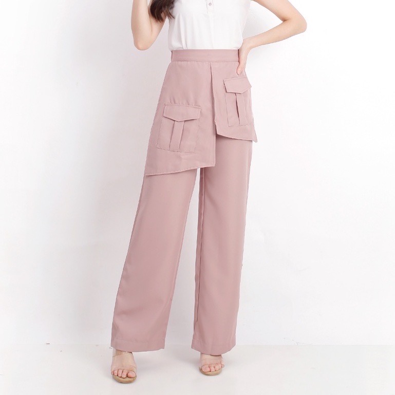 BESS PALAZO POCKET PANTS